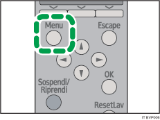 Illustrazione tasto menu
