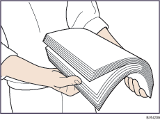 Иллюстрация: как пролистать стопу бумаги