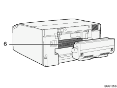 иллюстрация корпуса принтера с пронумерованными сносками