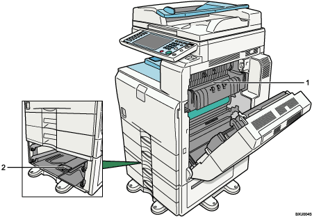 Main unit illustration numbered callout illustration