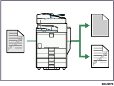 Illustration of preventing an unauthorized copy