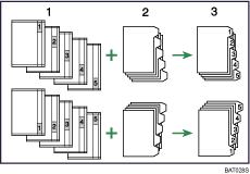 Illustration of loading tab stock