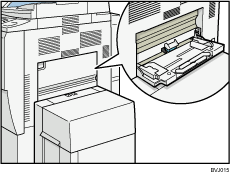 Bypass tray illustration