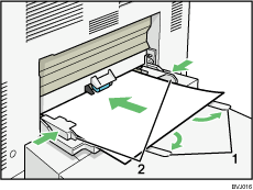 Bypass tray illustration