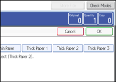 Operation panel screen illustration