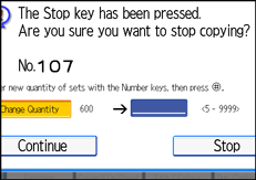 Operation panel screen illustration