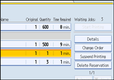 Operation panel screen illustration