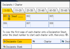 Operation panel screen illustration