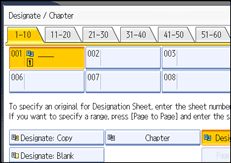 Operation panel screen illustration