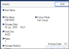 Operation panel screen illustration