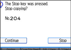 Operation panel screen illustration