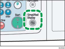 Simplified Display key illustration