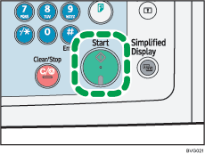 Start key illustration