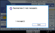 Operation panel screen illustration