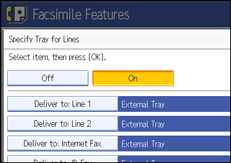 Operation panel screen illustration