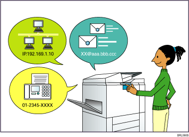 Illustration of I want to register destinations!