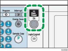 Operation switch illustration
