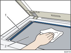 Exposure glass illustration numbered callout illustration