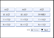Operation panel screen illustration
