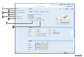 illustration of admini screen