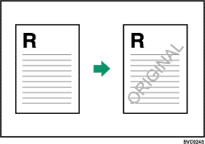 Illustration of watermark