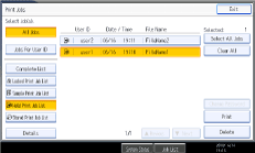 Operation panel screen illustration