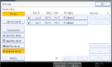 Operation panel screen illustration