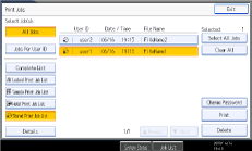 Operation panel screen illustration