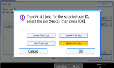 Operation panel screen illustration