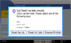 Operation panel screen illustration