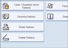 Operation panel screen illustration