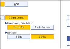 Operation panel screen illustration