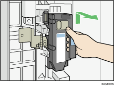 Punch waste box illustration