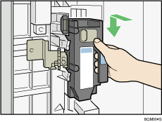 Punch waste box illustration