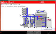 Operation panel screen illustration
