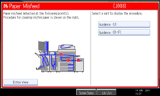 Operation panel screen illustration