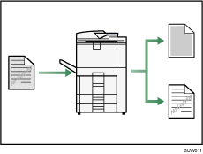 Illustration of preventing an unauthorized copy