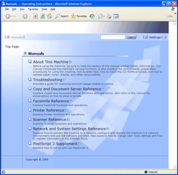 Web browser screen illustration