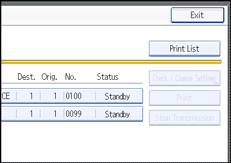 Operation panel screen illustration