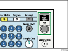 Operation switch illustration