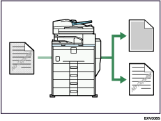 Illustration of preventing an unauthorized copy