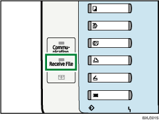 Receive File indicator illustration