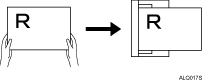 Illustration of Original orientation setting