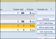 Illustration af betjeningspanelets sk&aelig;rm