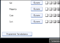 Illustration af betjeningspanelets sk&aelig;rm