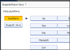 Illustration af betjeningspanelets sk&aelig;rm