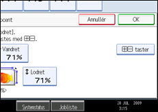 Illustration af betjeningspanelets sk&aelig;rm