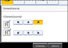 Illustration af betjeningspanelets sk&aelig;rm
