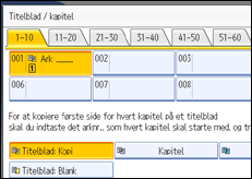Illustration af betjeningspanelets sk&aelig;rm