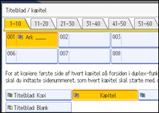 Illustration af betjeningspanelets sk&aelig;rm